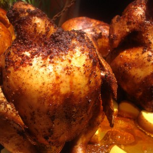 Whole Beer Can Chicken Roast