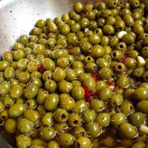 Herb-Marinated Olives